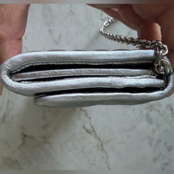 Prada Diagramme metallic long wallet - Picture 12 of 14